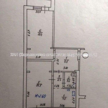 Продам квартиру, Богомольца ул. , 2 кім., 62 м², капитальный ремонт 