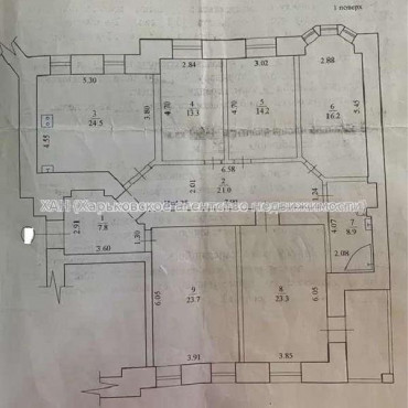 Продам квартиру, Черноглазовская ул. , 5  ком., 155 м², капитальный ремонт 