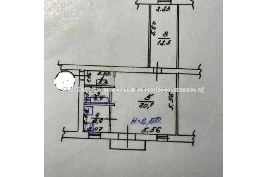 Продам квартиру, Шекспира ул. , 2 кім., 57 м², капитальный ремонт 