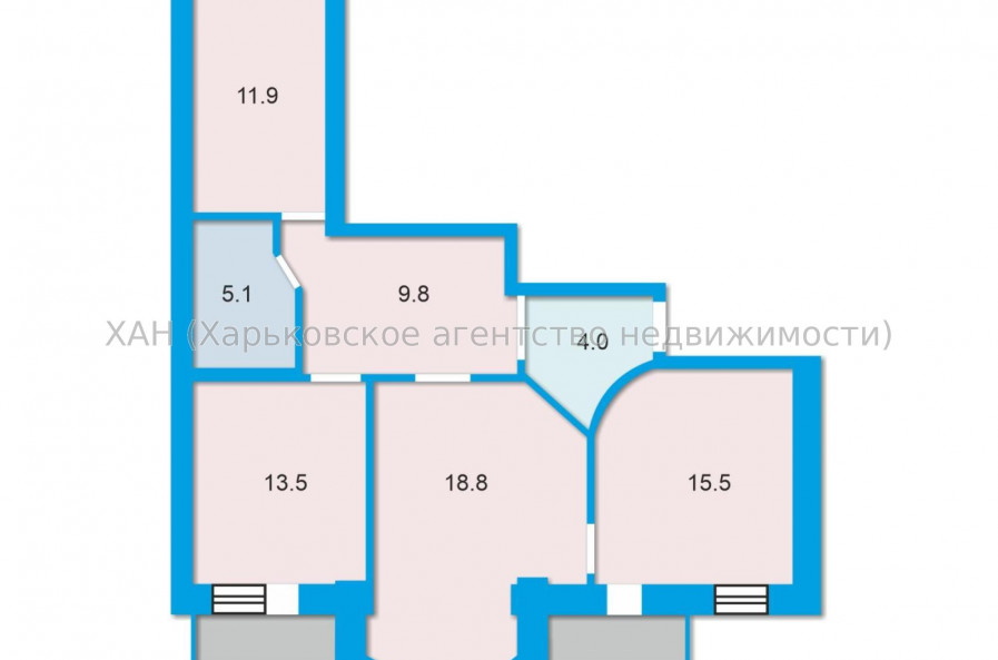 Продам квартиру, Героев Харькова просп. , 3 кім., 80 м², капитальный ремонт 