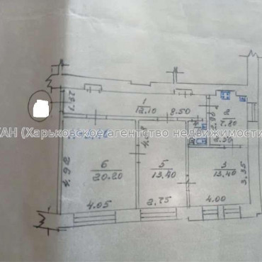 Продам квартиру, Озерянская ул. , 3 кім., 68 м², без ремонта 