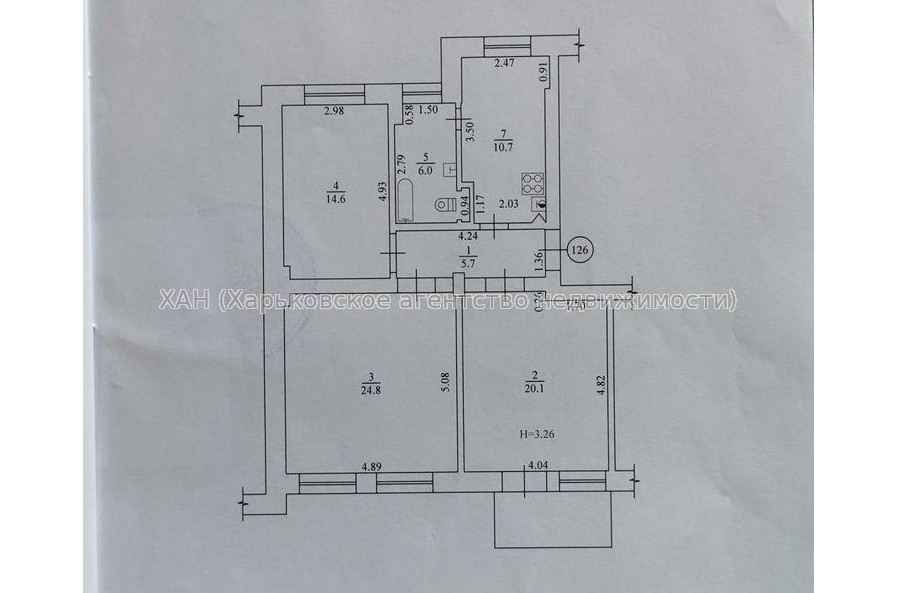 Продам квартиру, Людмилы Гурченко пер. , 3 кім., 86 м², косметический ремонт 