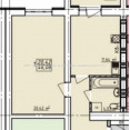Продам квартиру, Лисаветинская ул. , 1 кім., 45 м², без внутренних работ 