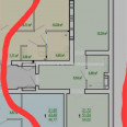 Продам квартиру, Шевченковский пер. , 1  ком., 54 м², без внутренних работ 