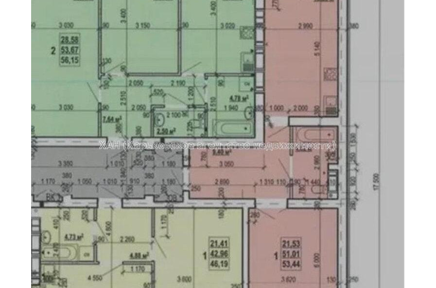 Продам квартиру, Шевченковский пер. , 1  ком., 54 м², без внутренних работ 