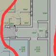 Продам квартиру, Шевченковский пер. , 1  ком., 54 м², без внутренних работ 