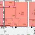Продам квартиру, Шевченко ул. , 1  ком., 37 м², без внутренних работ 