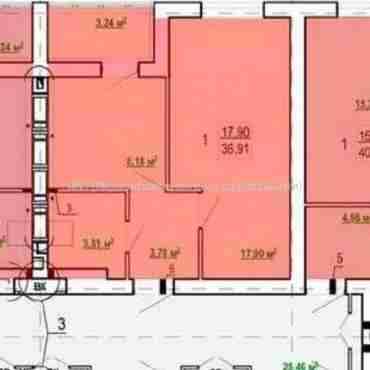 Продам квартиру, Шевченко ул. , 1  ком., 37 м², без внутренних работ 