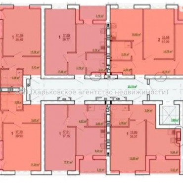 Продам квартиру, Борткевича ул. , 1  ком., 37 м², без внутренних работ 