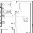 Продам квартиру, Шевченко ул. , 1  ком., 37 м², без внутренних работ 