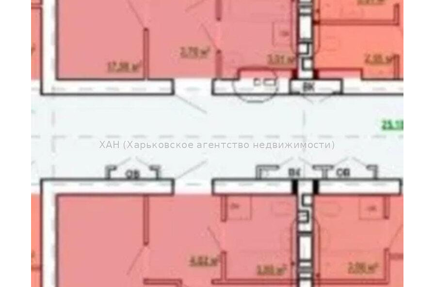 Продам квартиру, Борткевича ул. , 1  ком., 37 м², без внутренних работ 