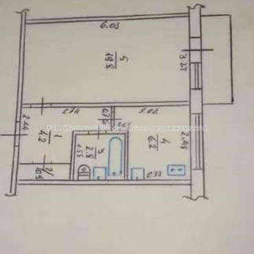 Продам квартиру, Академика Павлова ул. , 1 кім., 33 м², без ремонта 