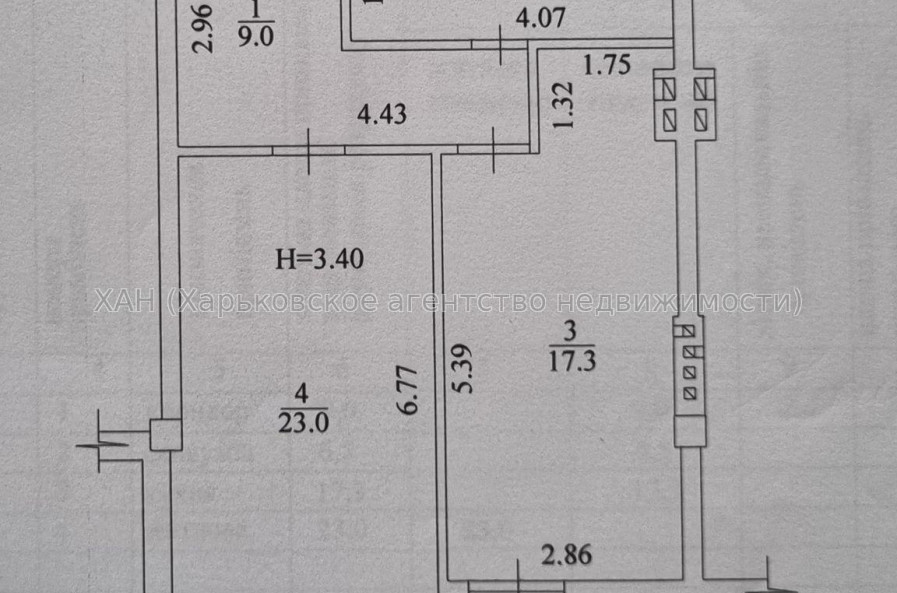 Продам квартиру, Профессорская ул. , 1  ком., 56 м², без внутренних работ 