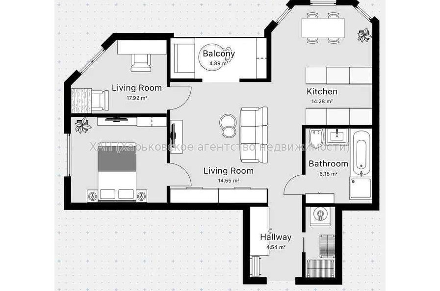Продам квартиру, Профессорская ул. , 2  ком., 67 м², без отделочных работ 