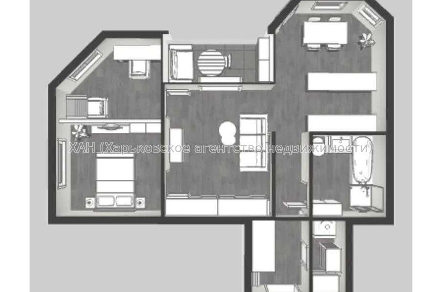 Продам квартиру, Профессорская ул. , 2  ком., 67 м², без отделочных работ 