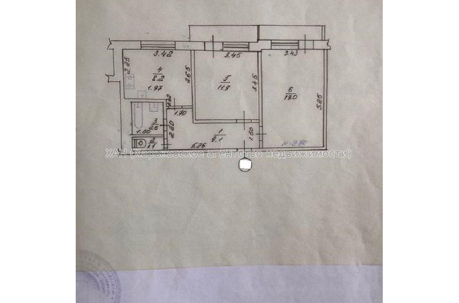 Продам квартиру, Волонтерская ул. , 2 кім., 65 м², косметический ремонт 