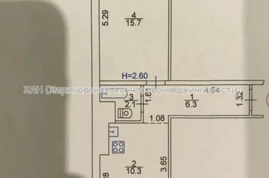 Продам квартиру, Салтовское шоссе , 1  ком., 39 м², капитальный ремонт 