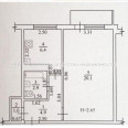 Продам квартиру, Ахсарова Энвера ул. , 1  ком., 37 м², без ремонта 