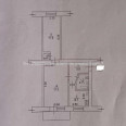 Продам квартиру, Свистуна ул. , 2  ком., 43 м², советский ремонт 