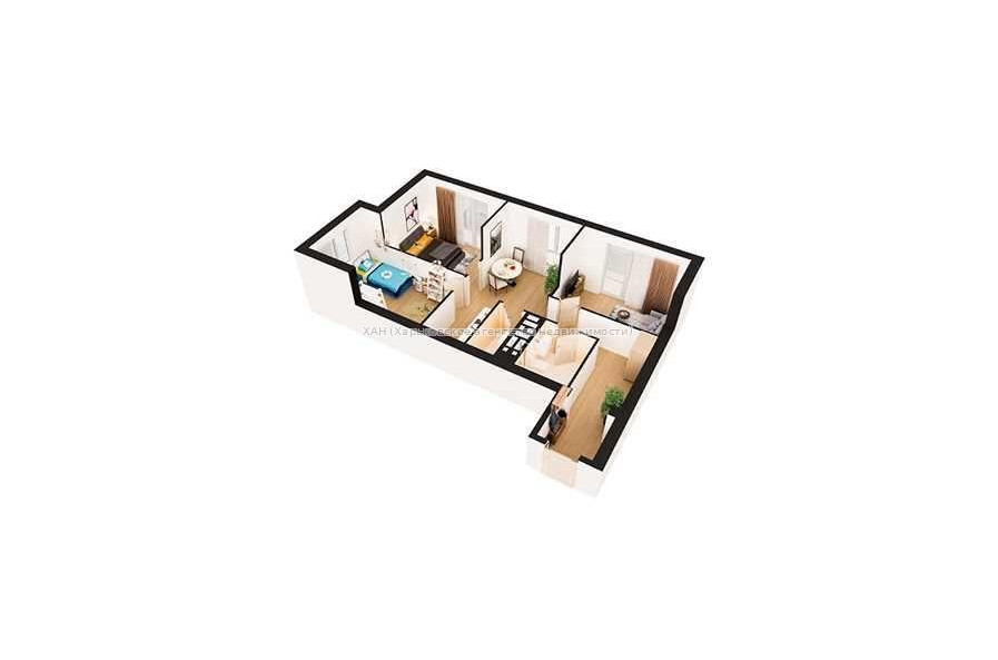Продам квартиру, Полтавский Шлях ул. , 3  ком., 78 м², без внутренних работ 