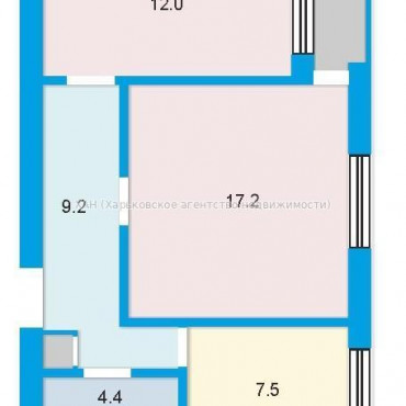 Продам квартиру, Набережный въезд , 2  ком., 52 м², капитальный ремонт 