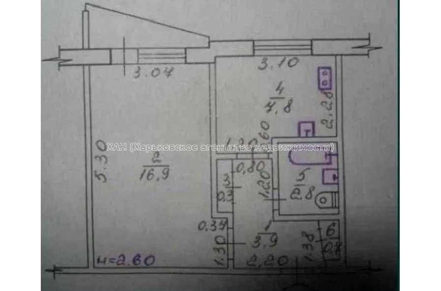 Продам квартиру, Непокоренных ул. , 1 кім., 33 м², косметический ремонт 