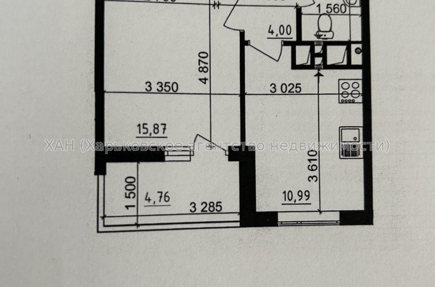 Продам квартиру, Льва Ландау просп. , 1  ком., 36 м², без внутренних работ 