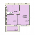Продам квартиру, Мира ул. , д. 16 , 1 кім., 36 м², без отделочных работ 