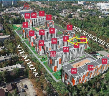 Продам квартиру, Мира ул. , 2  ком., 56 м², без внутренних работ 