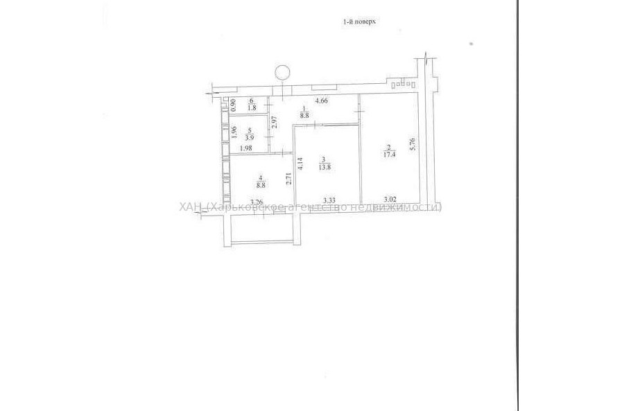 Продам квартиру, Мира ул. , 2 кім., 56 м², без внутренних работ 